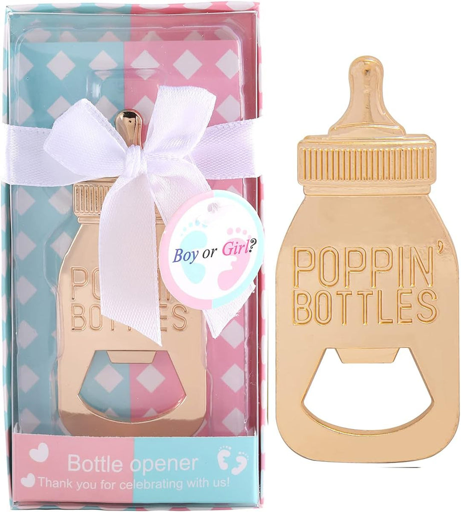 Rose Gold Baby Shower Bottle Opener - FunMomCoolKid