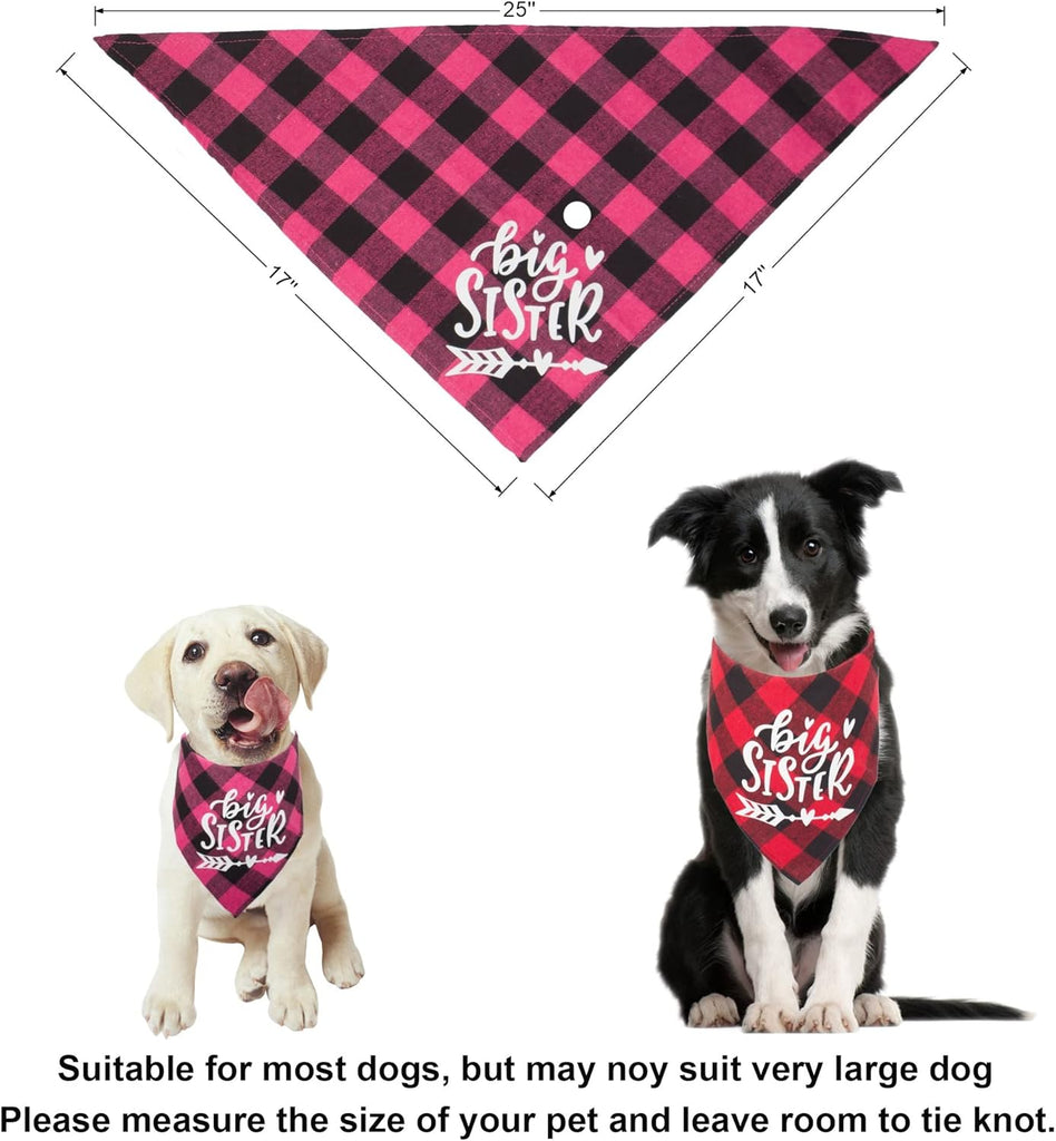 Big Sister/Brother Dog Bandana - FunMomCoolKid