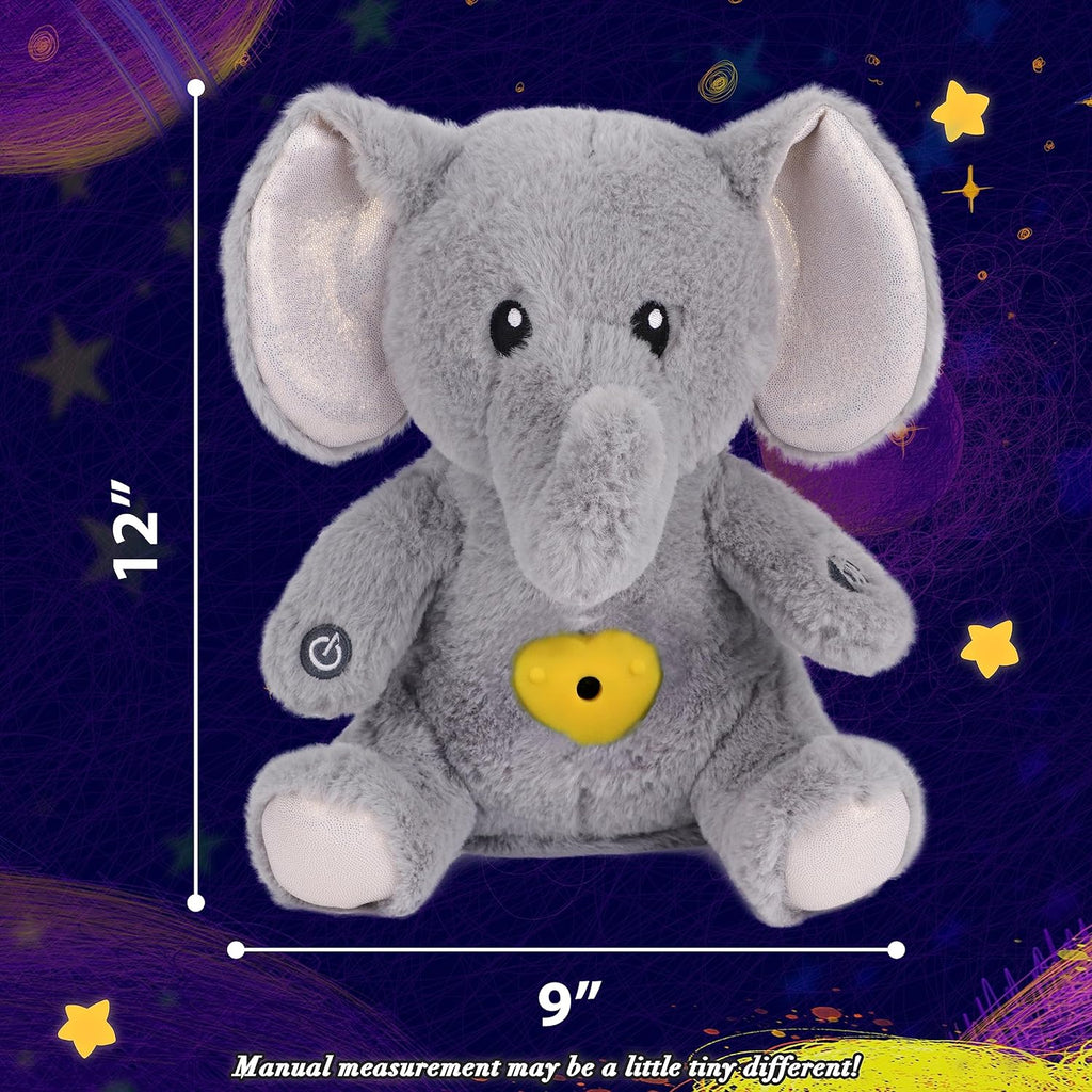 Starry Night Elephant Plush Light - FunMomCoolKid