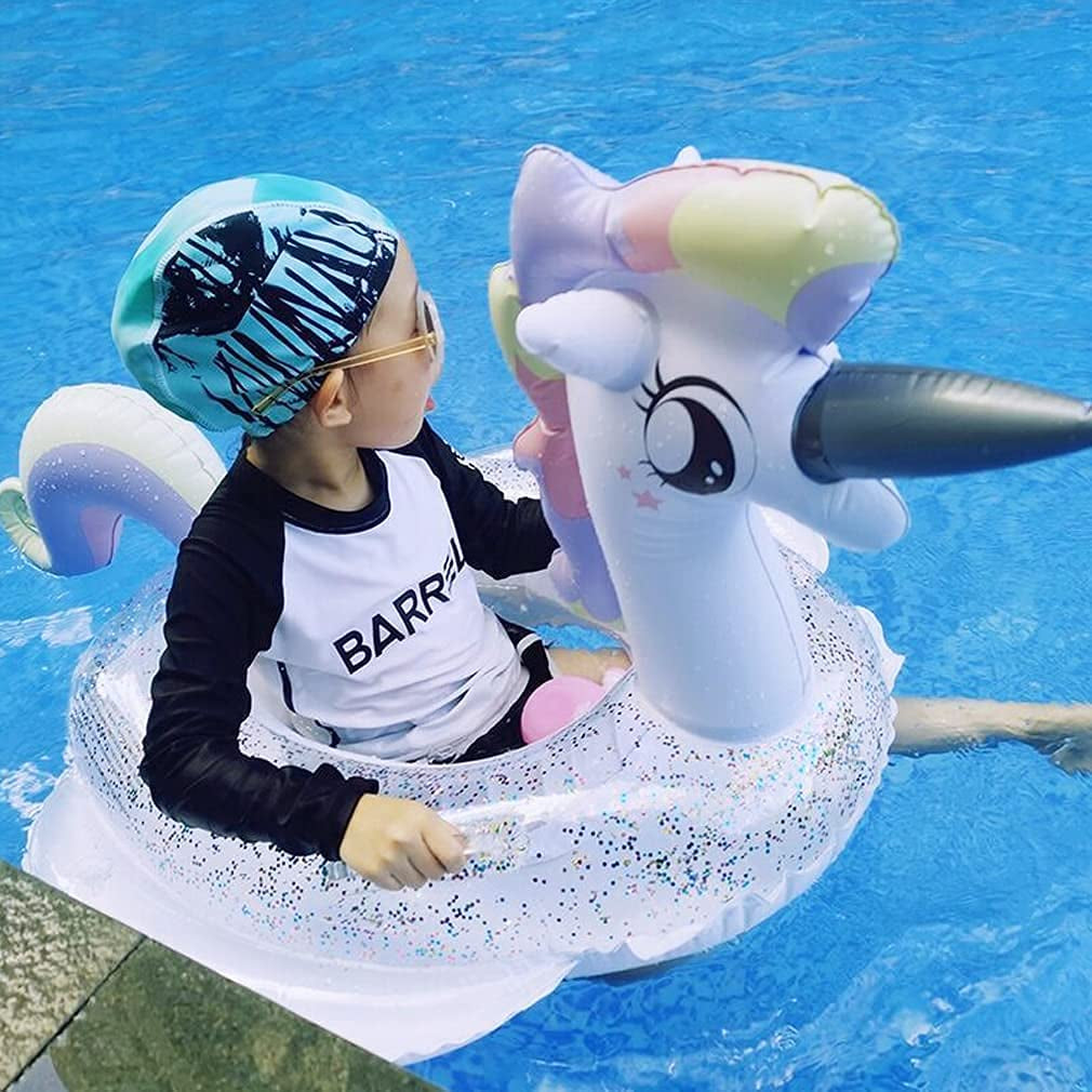 Sparkle Unicorn Toddler Pool Float - FunMomCoolKid