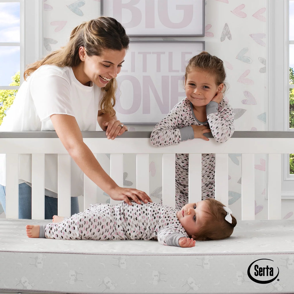 SleepTrue Sparkling Sky Crib Mattress - FunMomCoolKid