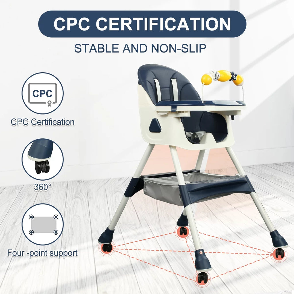 Adjustable Baby Highchair - FunMomCoolKid