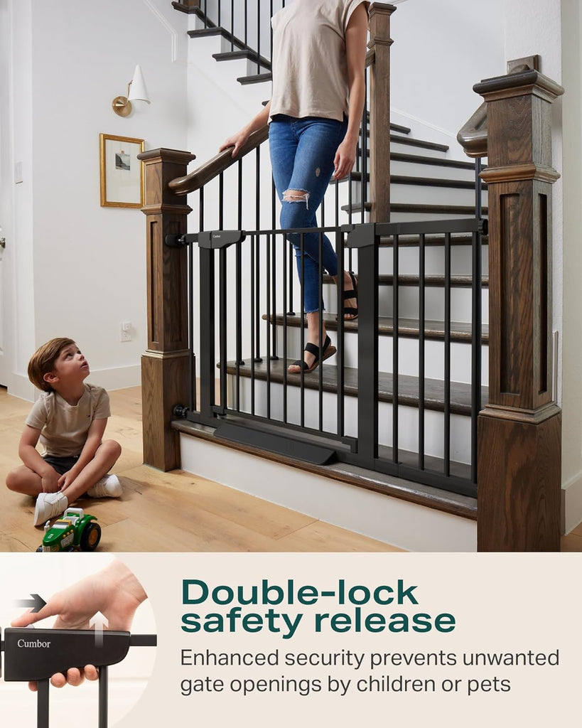 Cumbor Safety Baby and Pet Gate - FunMomCoolKid