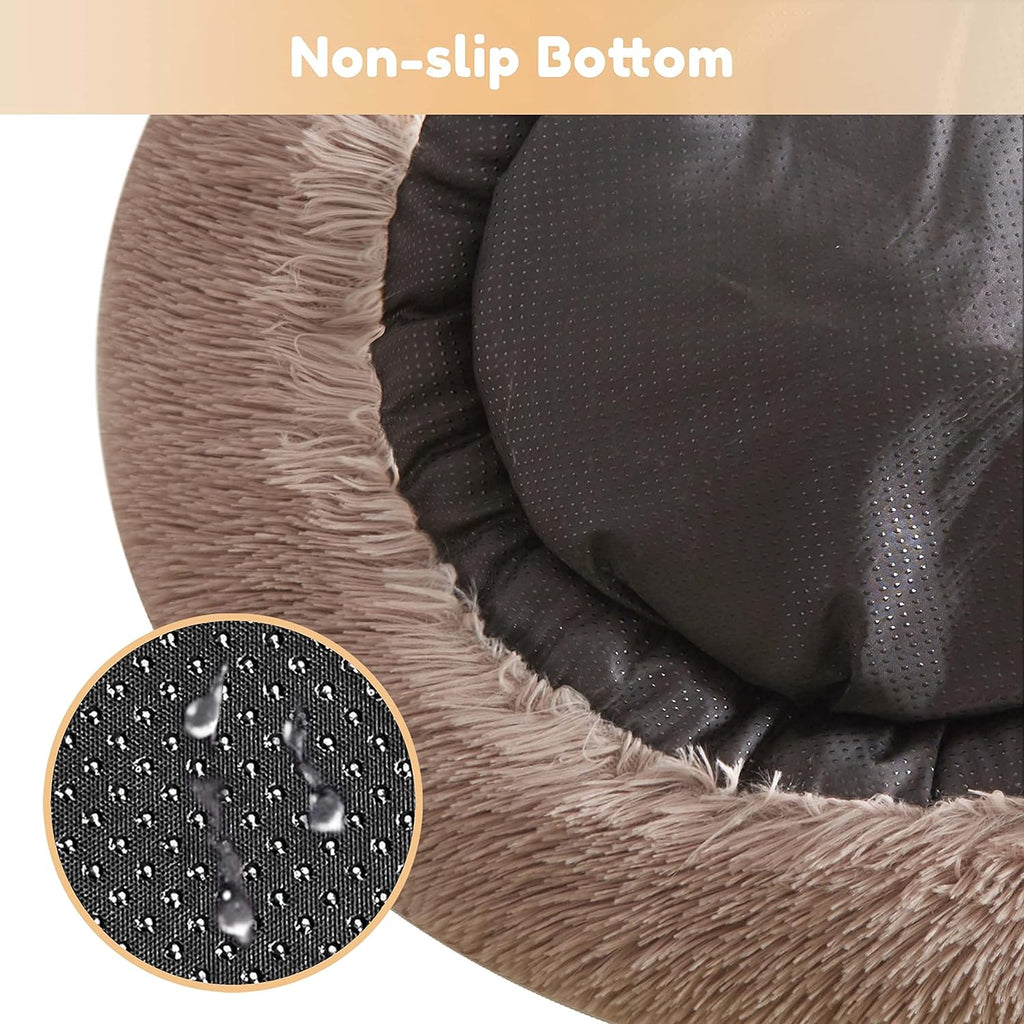 FurryCalm Donut Pet Bed - FunMomCoolKid