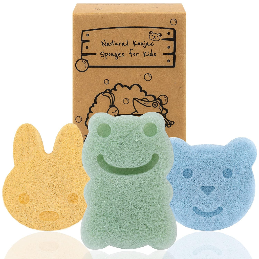 Konjac Baby Bath Sponges - FunMomCoolKid