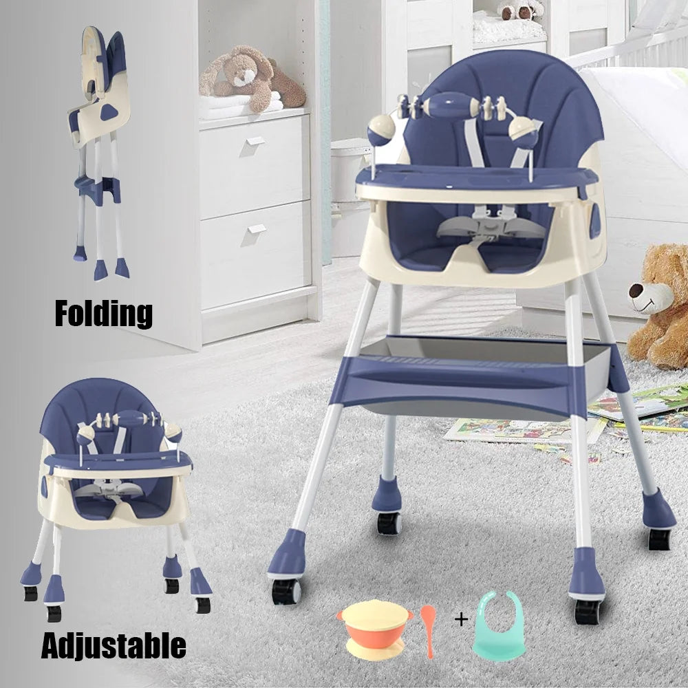 Adjustable Baby Highchair - FunMomCoolKid