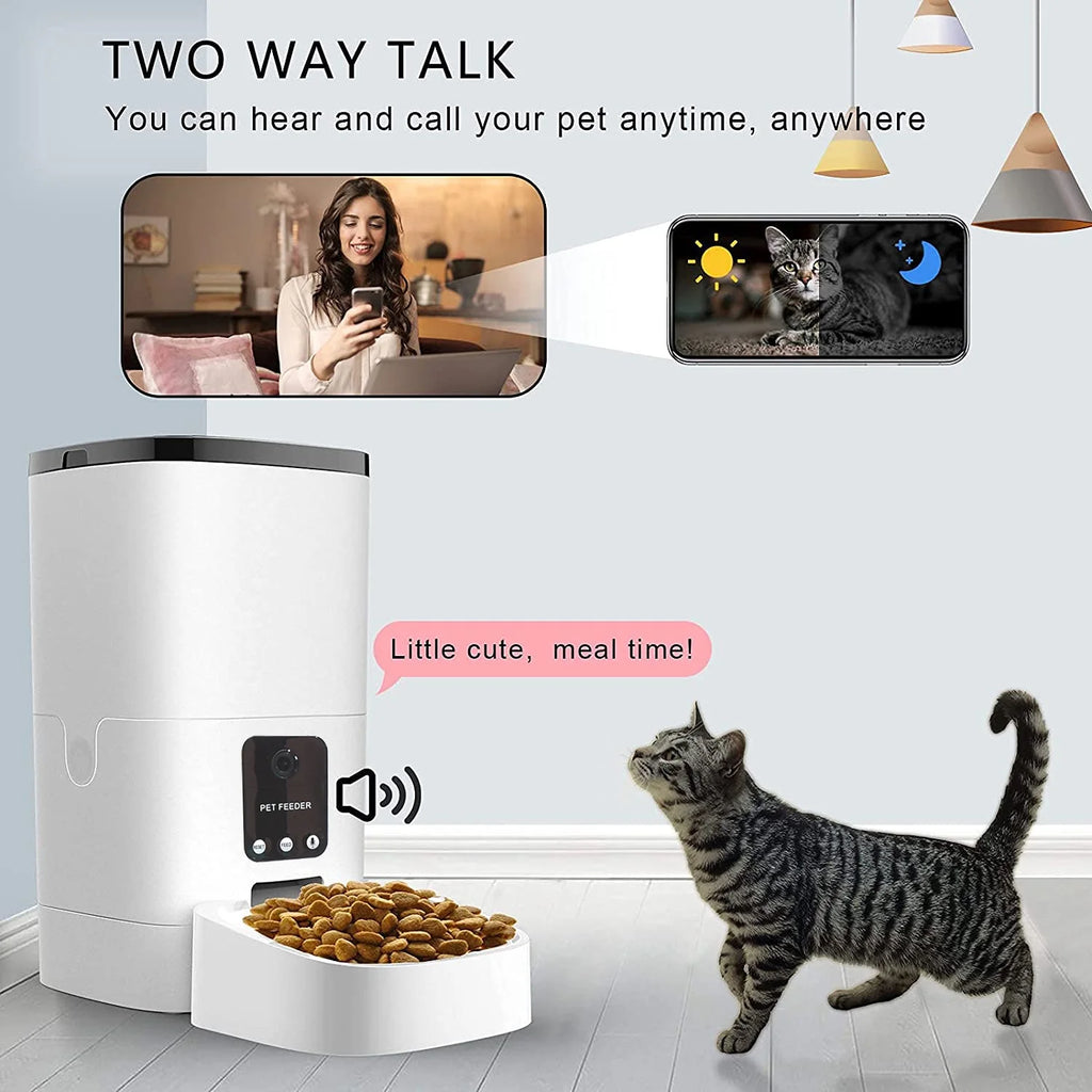 Smart Pet Feeder with Camera - FunMomCoolKid