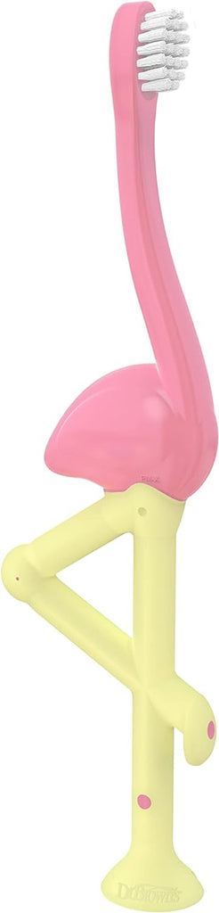 Flamingo Toddler Toothbrush - FunMomCoolKid