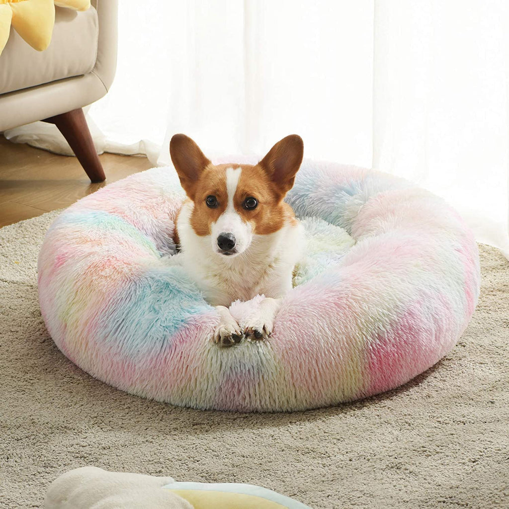 FurryCalm Donut Pet Bed - FunMomCoolKid