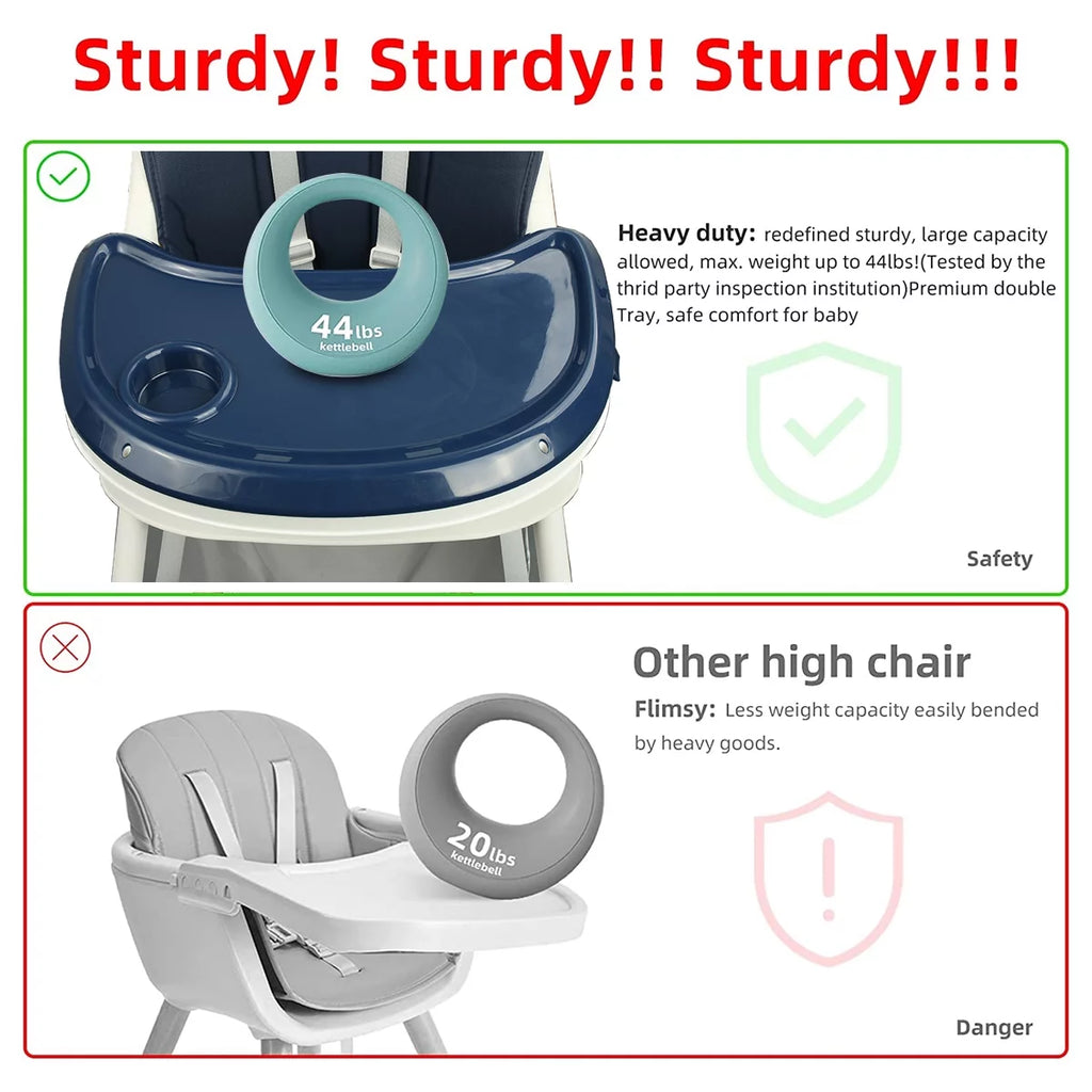 Adjustable Baby Highchair - FunMomCoolKid