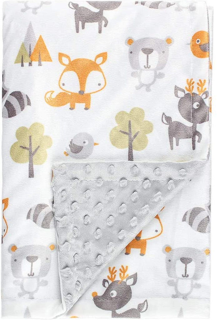 Fox & Bear Baby Blanket - FunMomCoolKid