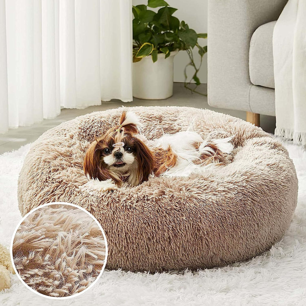 FurryCalm Donut Pet Bed - FunMomCoolKid