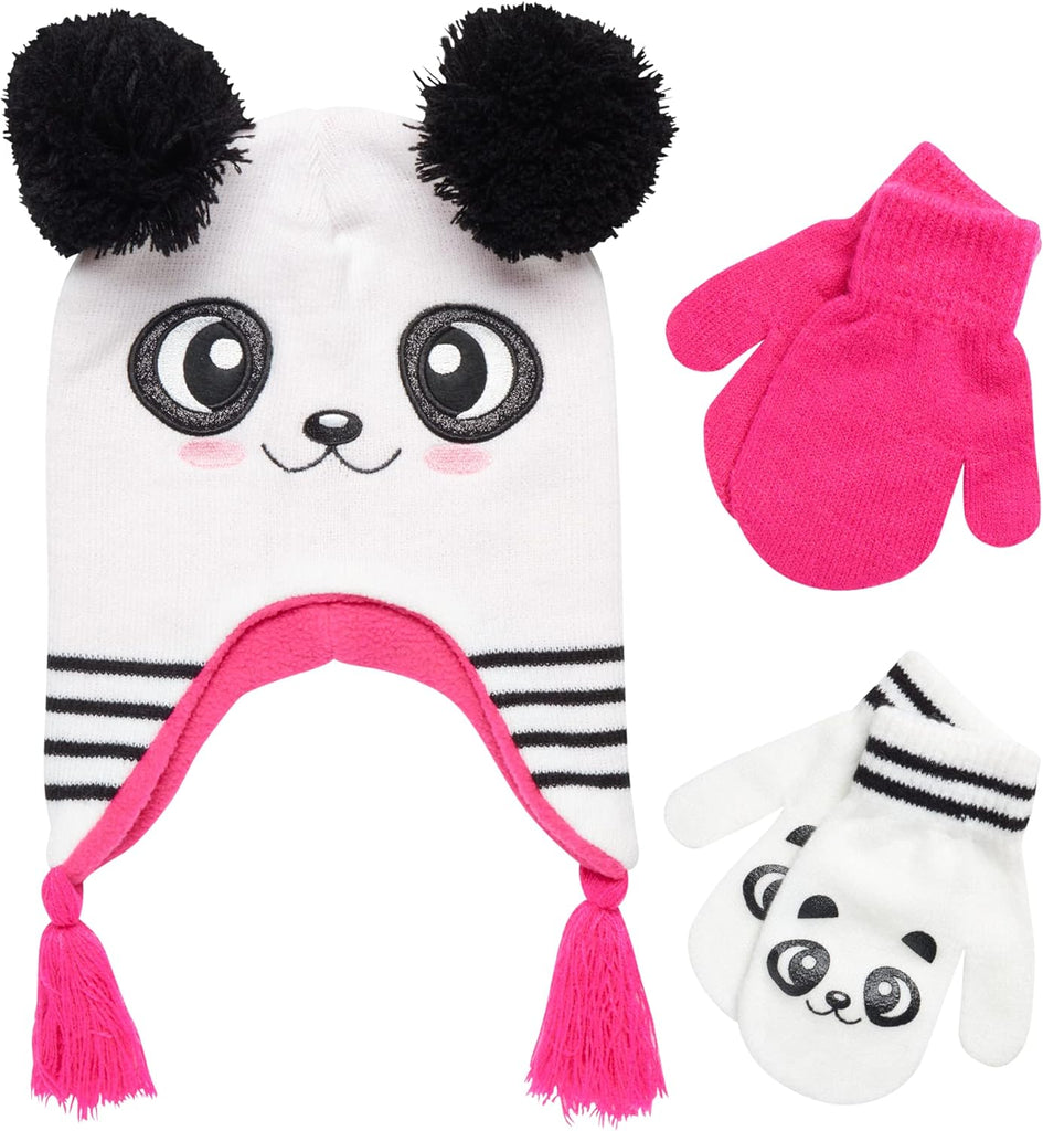 Adorable Critter Winter Hat & Mittens - FunMomCoolKid