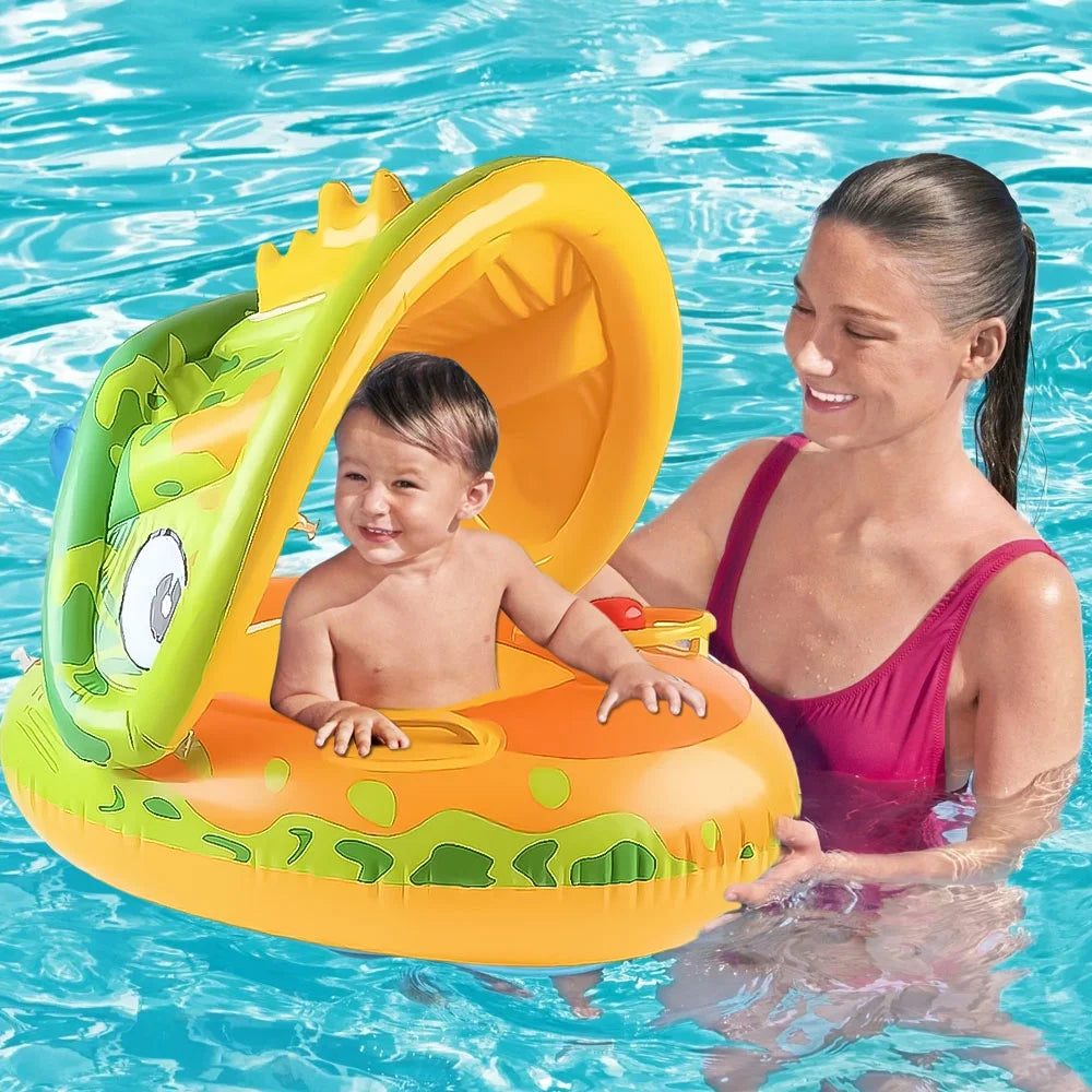 Kid Odyssey Swim Float with Canopy - FunMomCoolKid