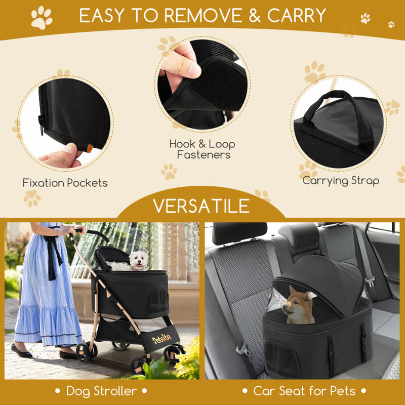 Ultimate Pet Travel Stroller - FunMomCoolKid