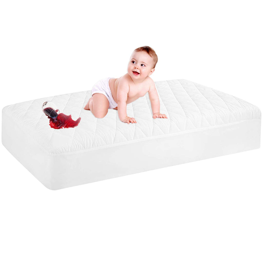 Soft Waterproof Crib Mattress Protector - FunMomCoolKid