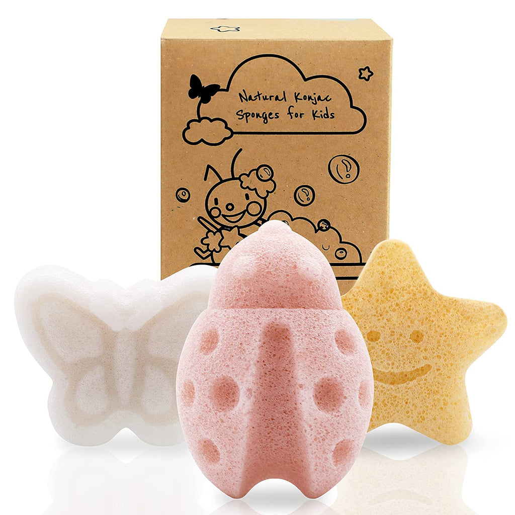 Konjac Baby Bath Sponges - FunMomCoolKid