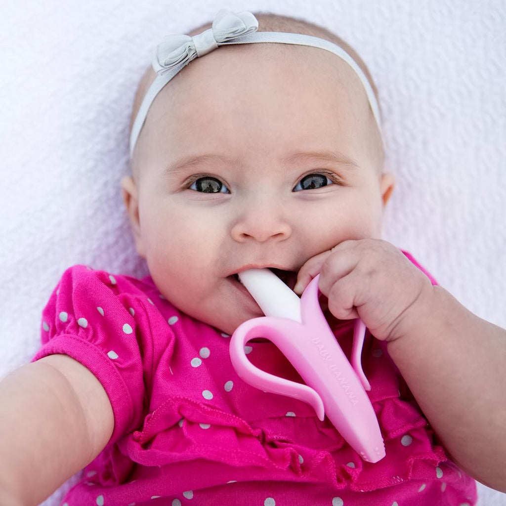 Baby Banana Teether Brush - FunMomCoolKid