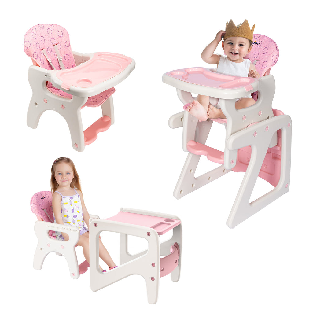 3-in-1 Convertible Baby Highchair Booster - FunMomCoolKid