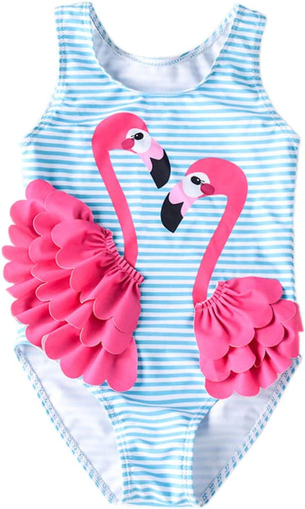 Flamingo Toddler Swimsuit - FunMomCoolKid