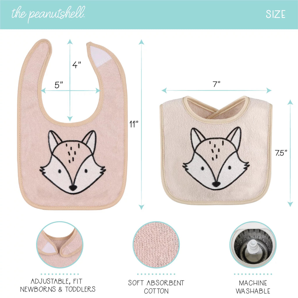 Peanutshell Unisex Baby Bibs Pack - FunMomCoolKid