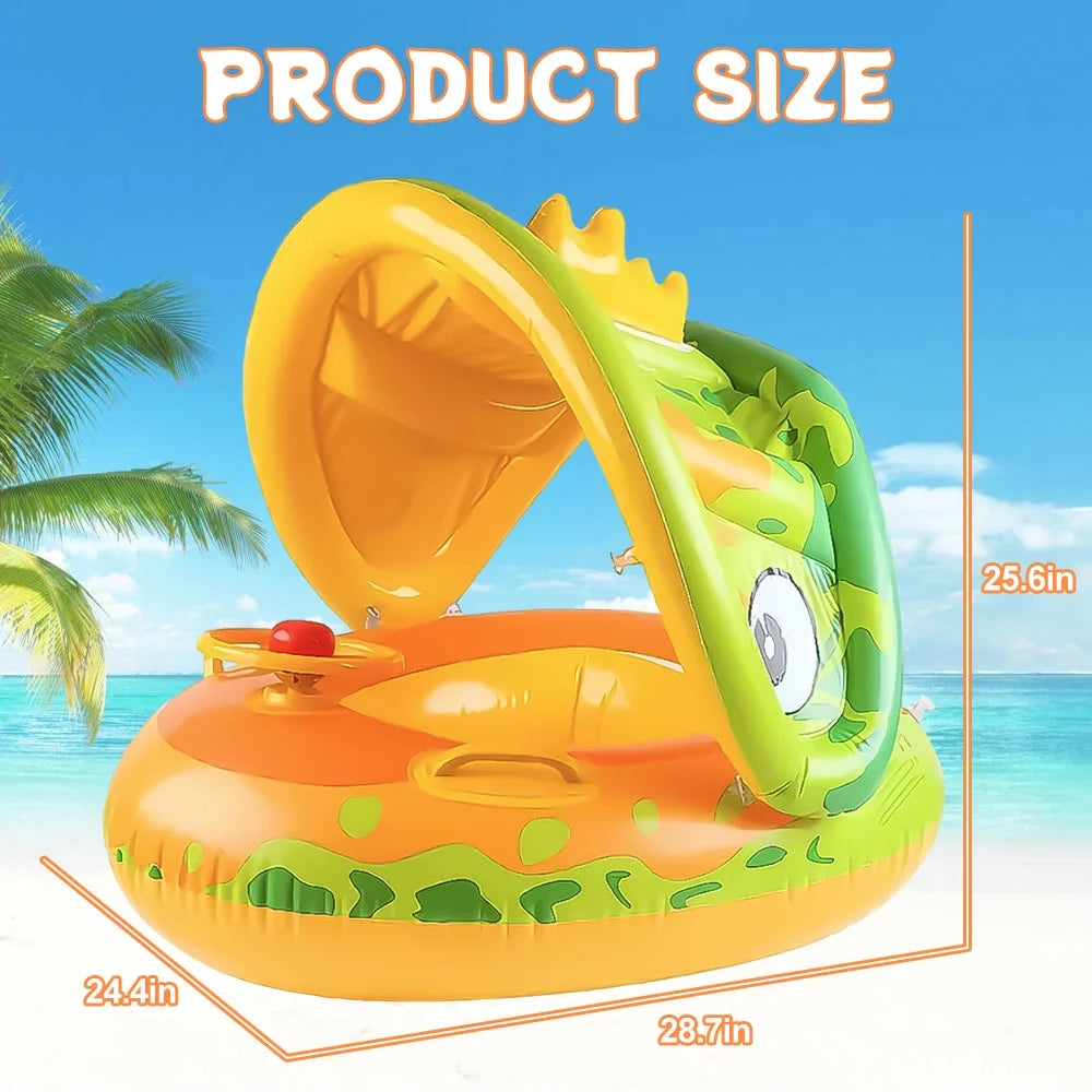 Kid Odyssey Swim Float with Canopy - FunMomCoolKid