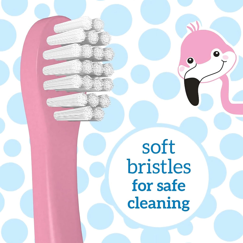 Flamingo Toddler Toothbrush - FunMomCoolKid