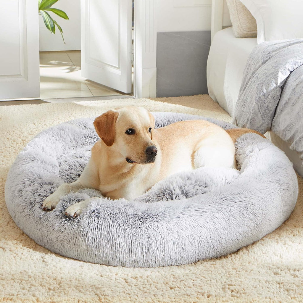 FurryCalm Donut Pet Bed - FunMomCoolKid