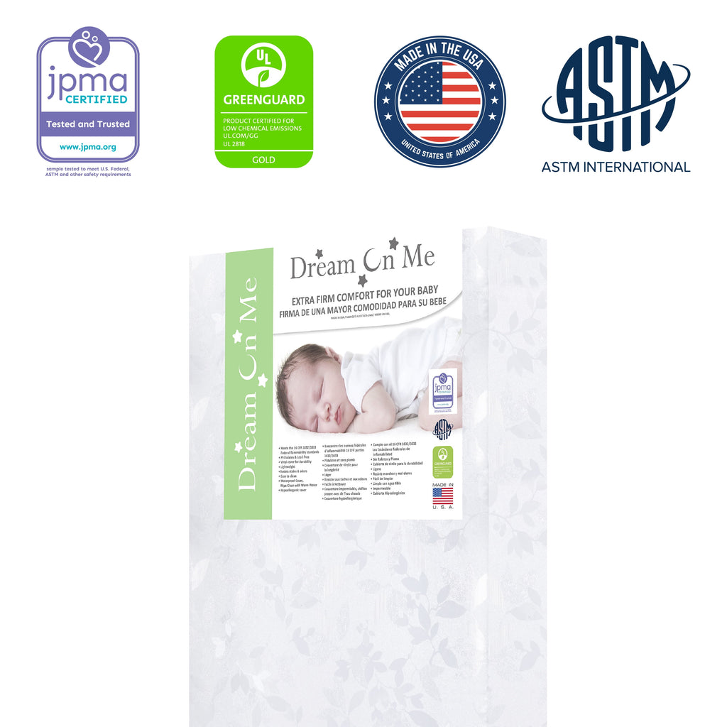 Dream On Me Jasmine Mattress - FunMomCoolKid