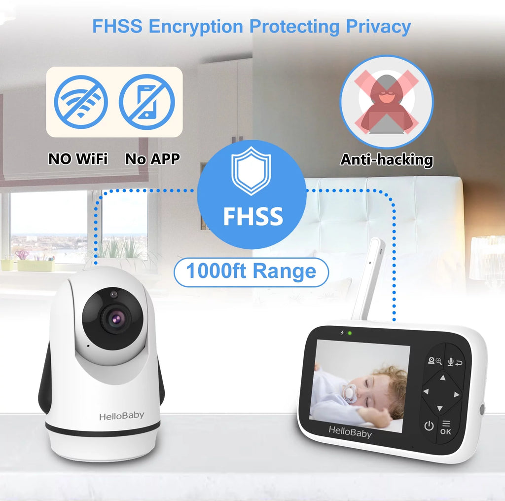 Hellobaby Secure Baby Monitor - FunMomCoolKid