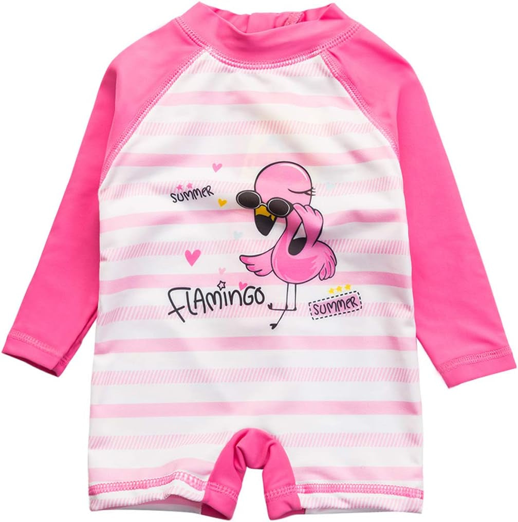 Flamingo Baby Rash Guard Swimwear - FunMomCoolKid