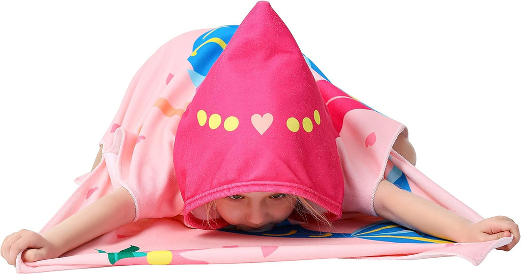 Mermaid or Shark Hooded Towel Poncho - FunMomCoolKid