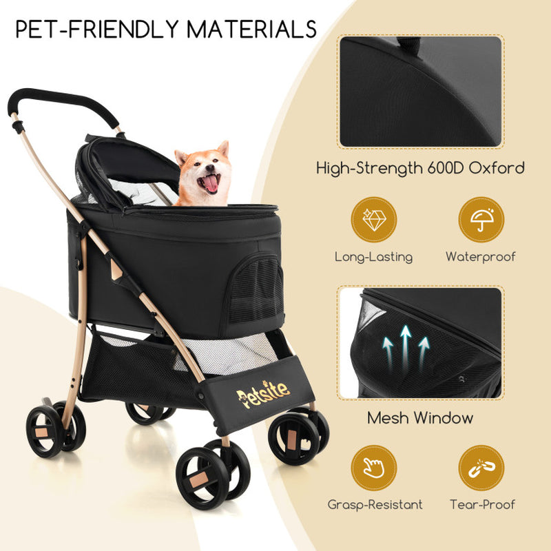 Ultimate Pet Travel Stroller - FunMomCoolKid