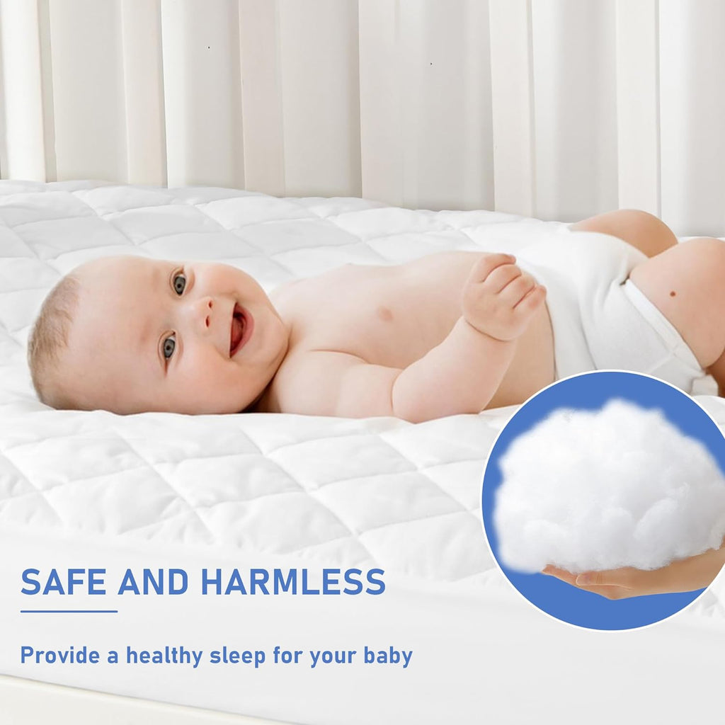 Soft Waterproof Crib Mattress Protector - FunMomCoolKid