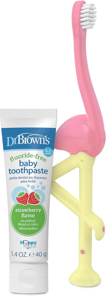 Flamingo Toddler Toothbrush - FunMomCoolKid