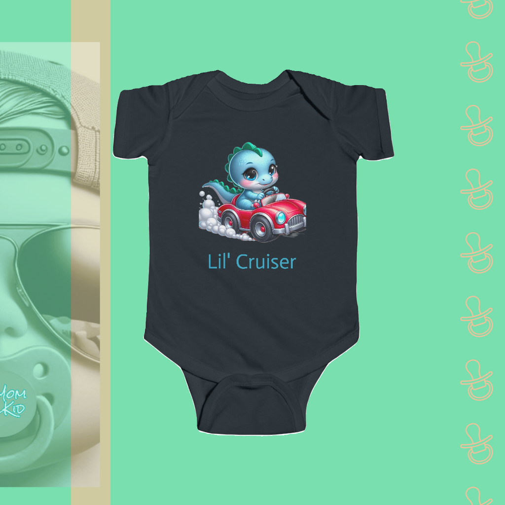 Dino Lil' Cruiser | Infant Bodysuit - FunMomCoolKid