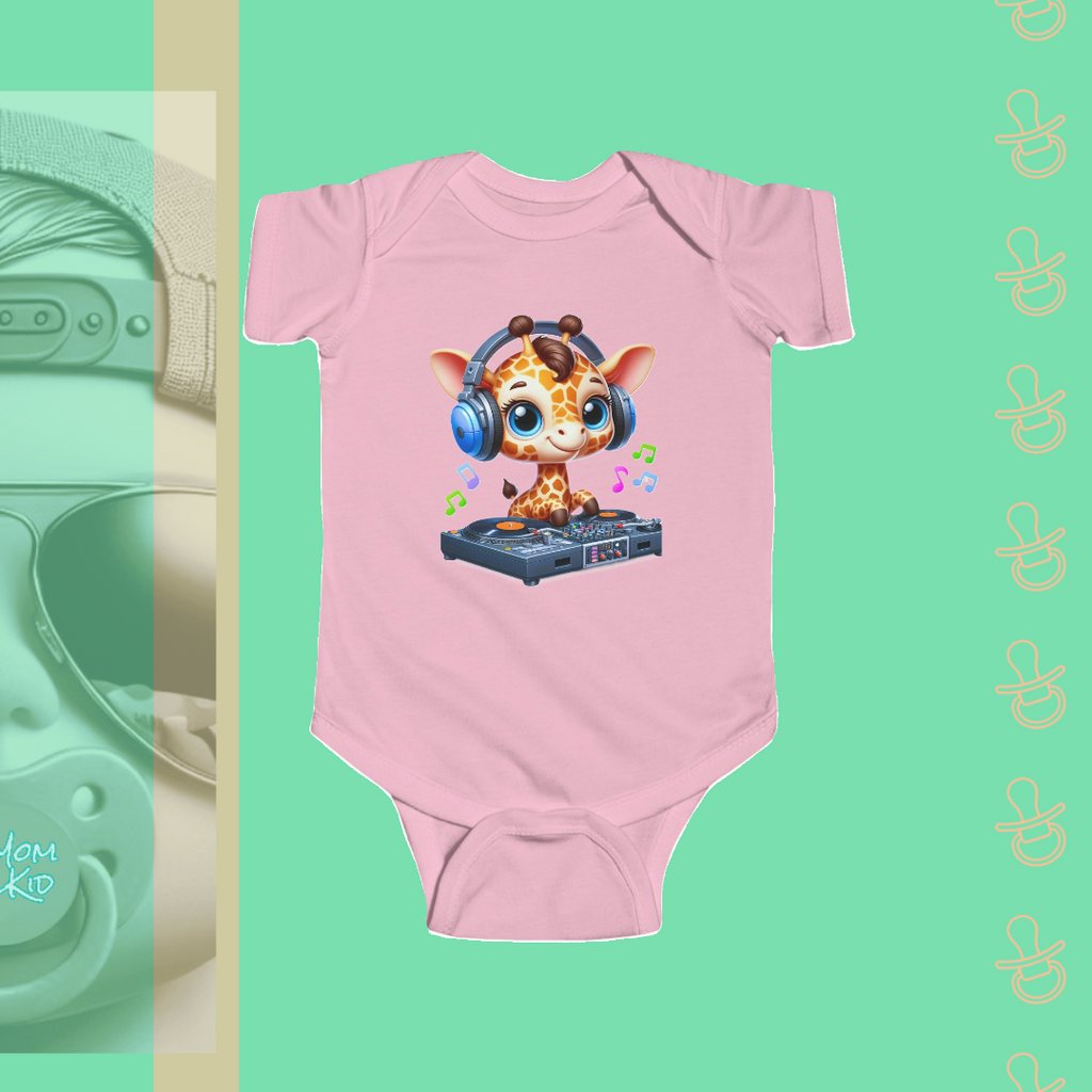 Giraffe DJ | Infant Bodysuit - FunMomCoolKid