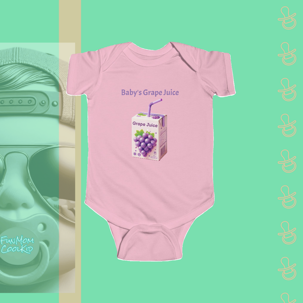 Baby's Grape Juice | Infant Bodysuit - FunMomCoolKid