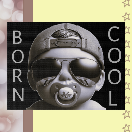 Born Cool | 12x9 Stretched Matte Canvas