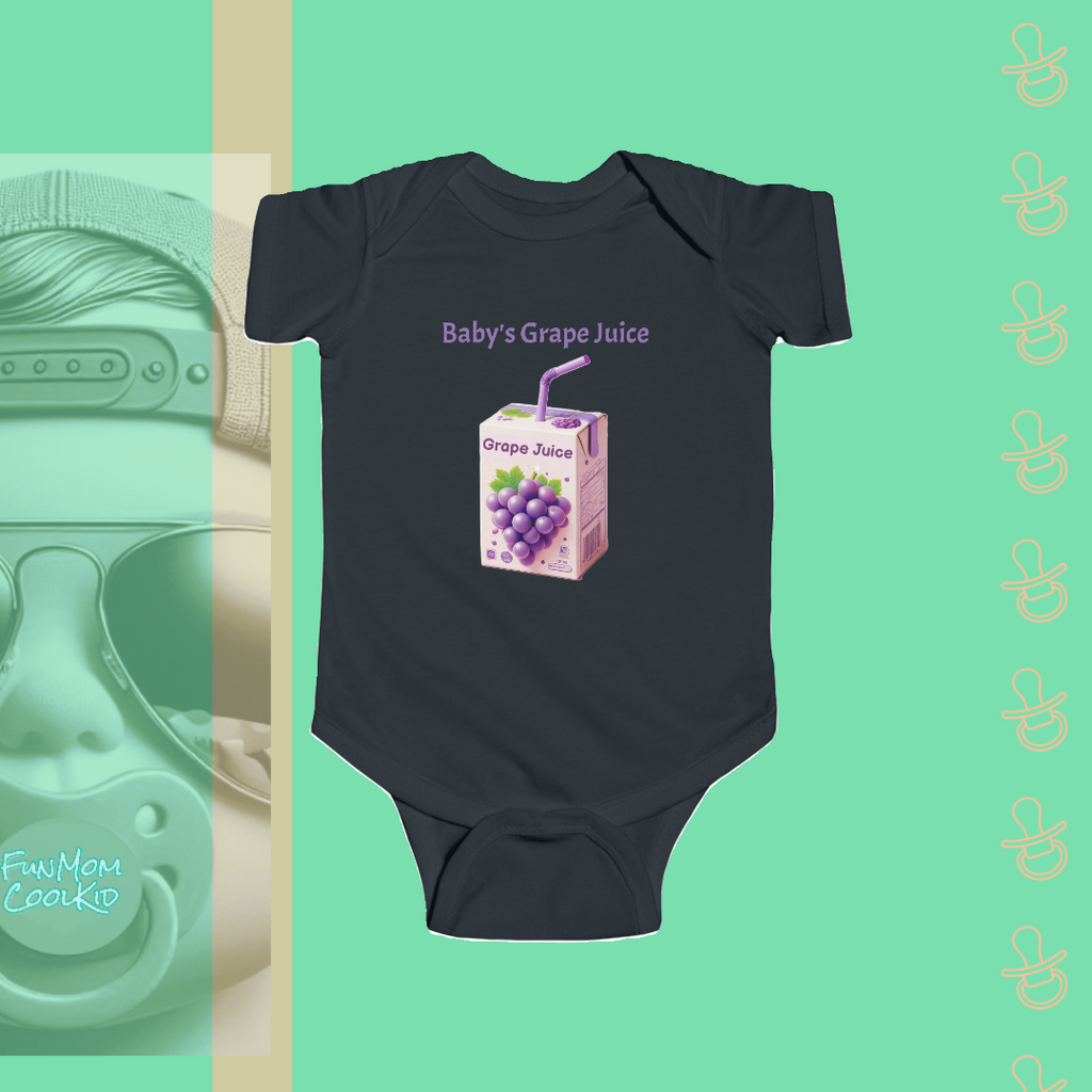 Baby's Grape Juice | Infant Bodysuit - FunMomCoolKid