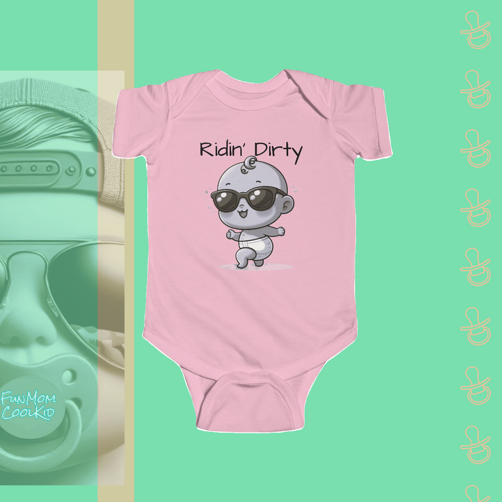 Ridin' Dirty | Infant Bodysuit - FunMomCoolKid