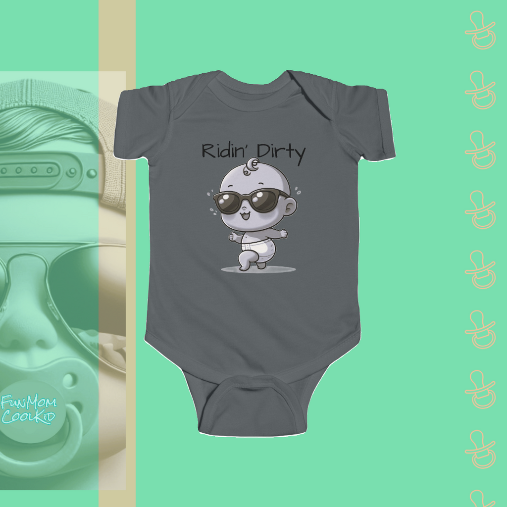 Ridin' Dirty | Infant Bodysuit - FunMomCoolKid