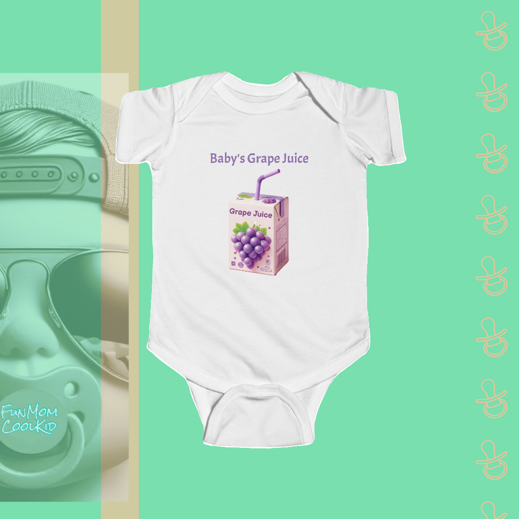 Baby's Grape Juice | Infant Bodysuit - FunMomCoolKid