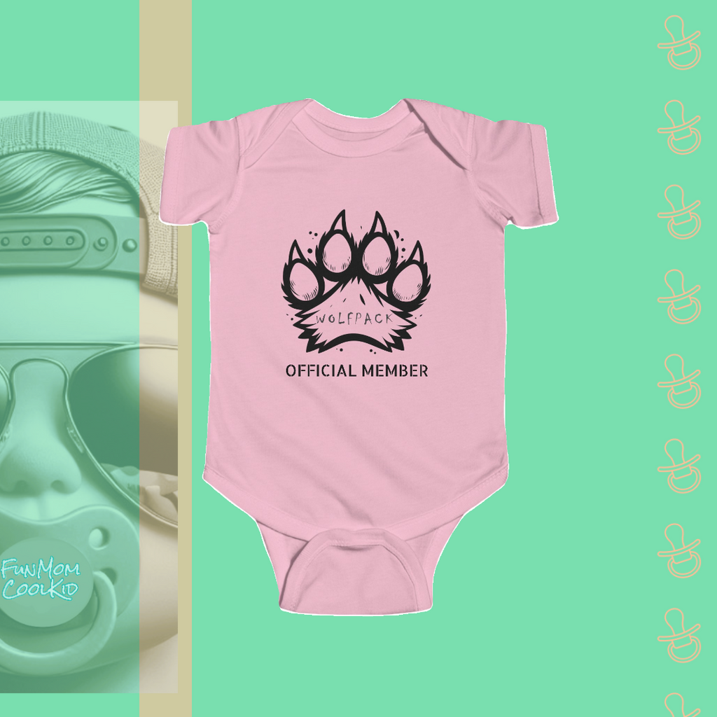 Wolfpack Official Member | Infant Bodysuit - FunMomCoolKid