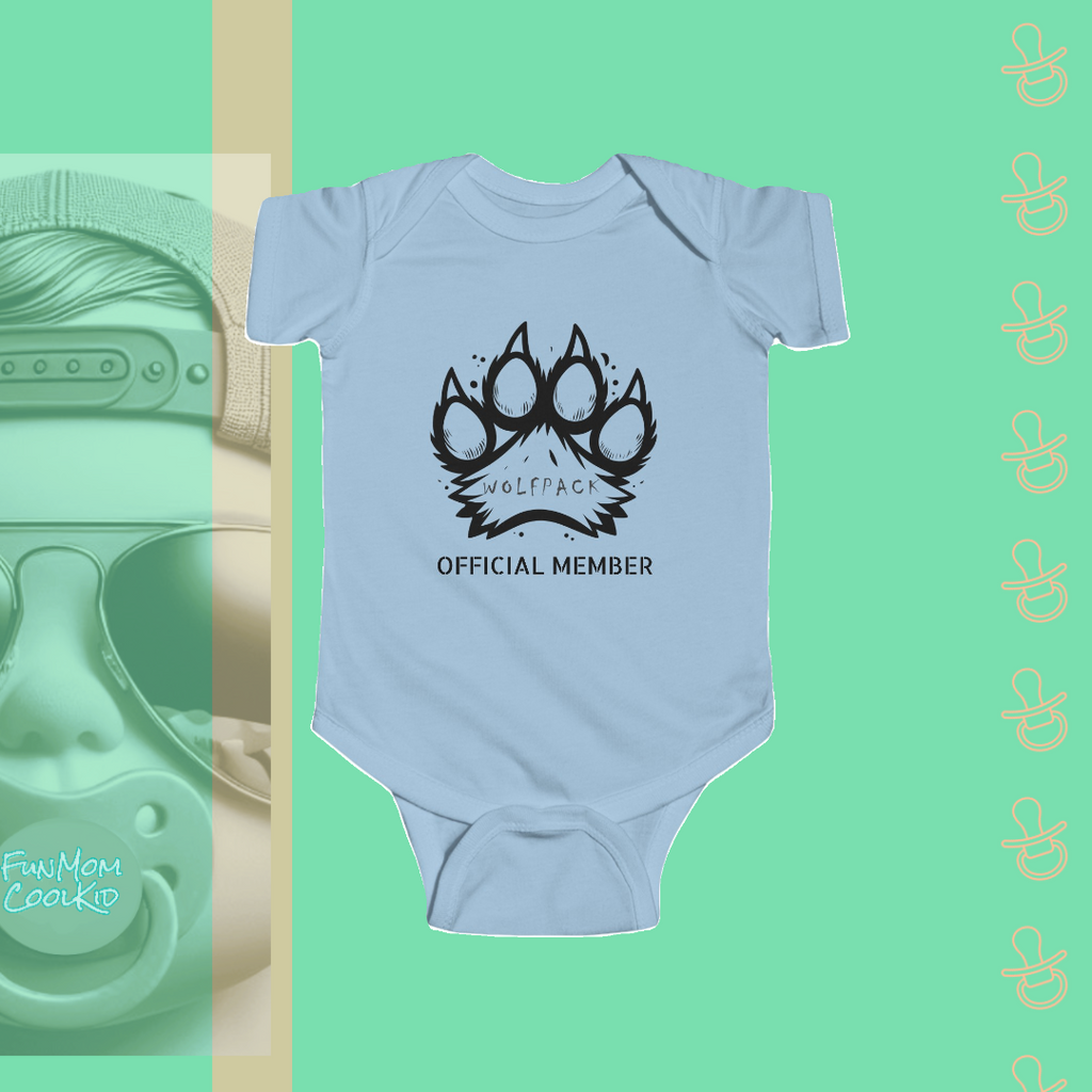 Wolfpack Official Member | Infant Bodysuit - FunMomCoolKid