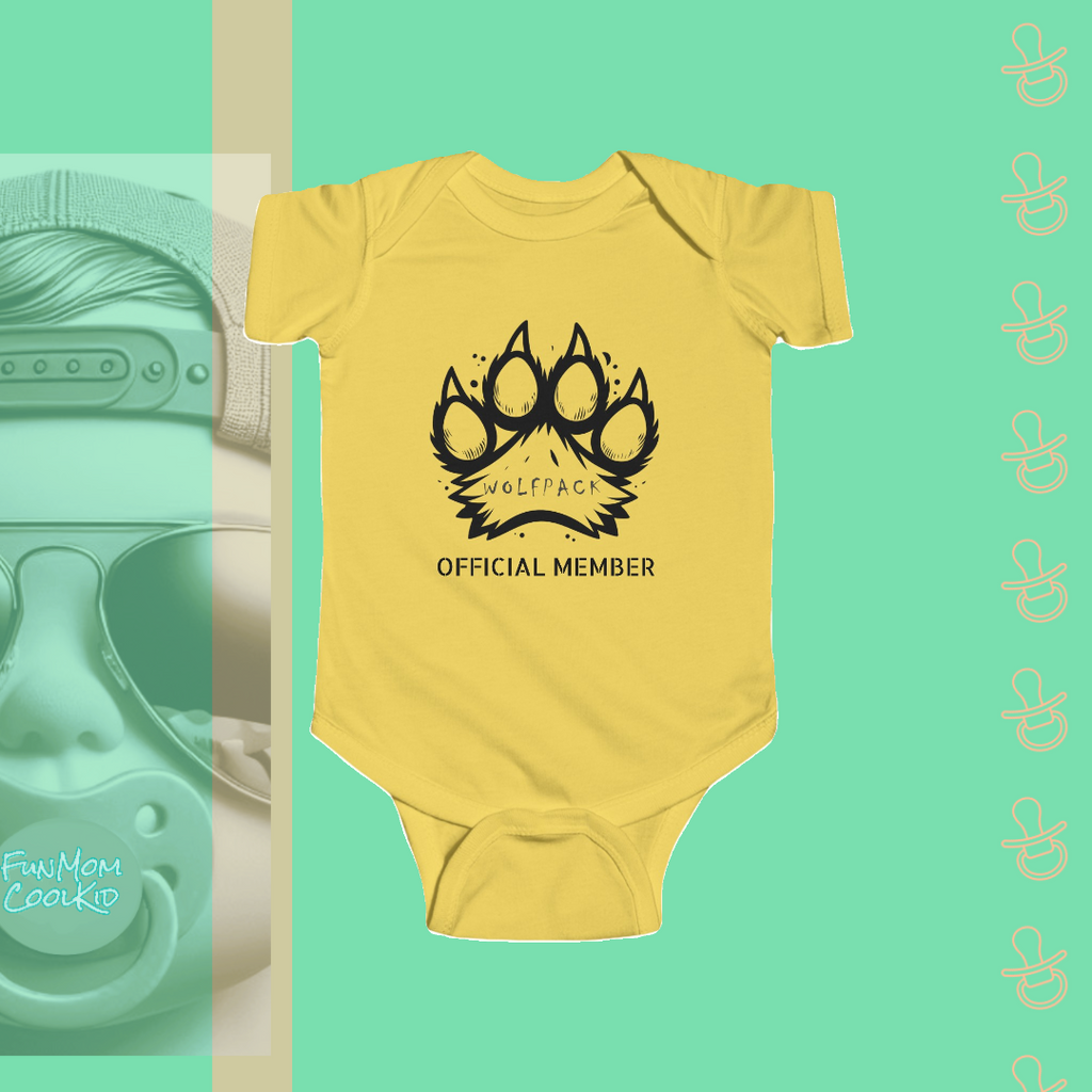 Wolfpack Official Member | Infant Bodysuit - FunMomCoolKid