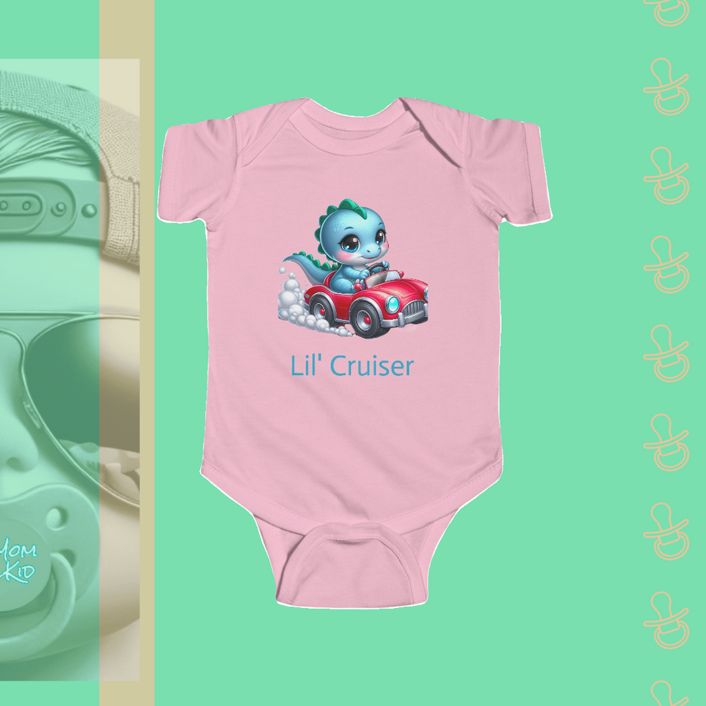 Dino Lil' Cruiser | Infant Bodysuit - FunMomCoolKid