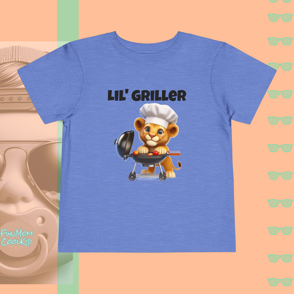 Lil Griller | Toddler Short Sleeve Tee - FunMomCoolKid