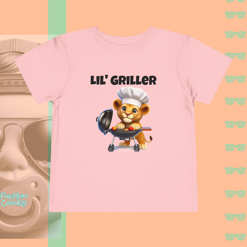 Lil Griller | Toddler Short Sleeve Tee - FunMomCoolKid