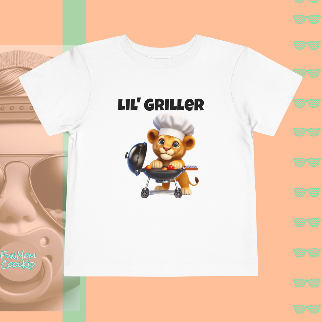 Lil Griller | Toddler Short Sleeve Tee - FunMomCoolKid